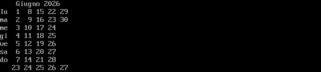 calendario minimale PNG 2026-06